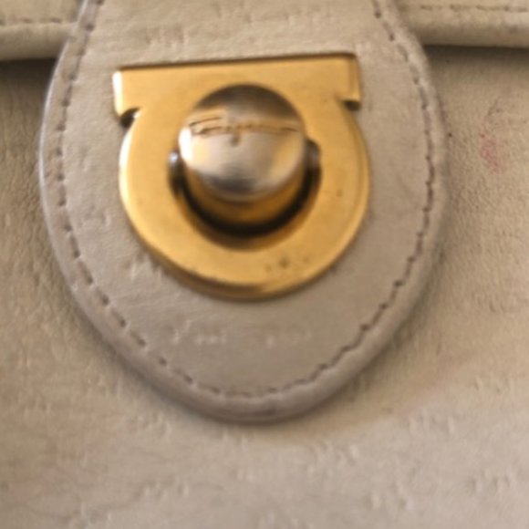 Salvadore Ferragamo White Wallet